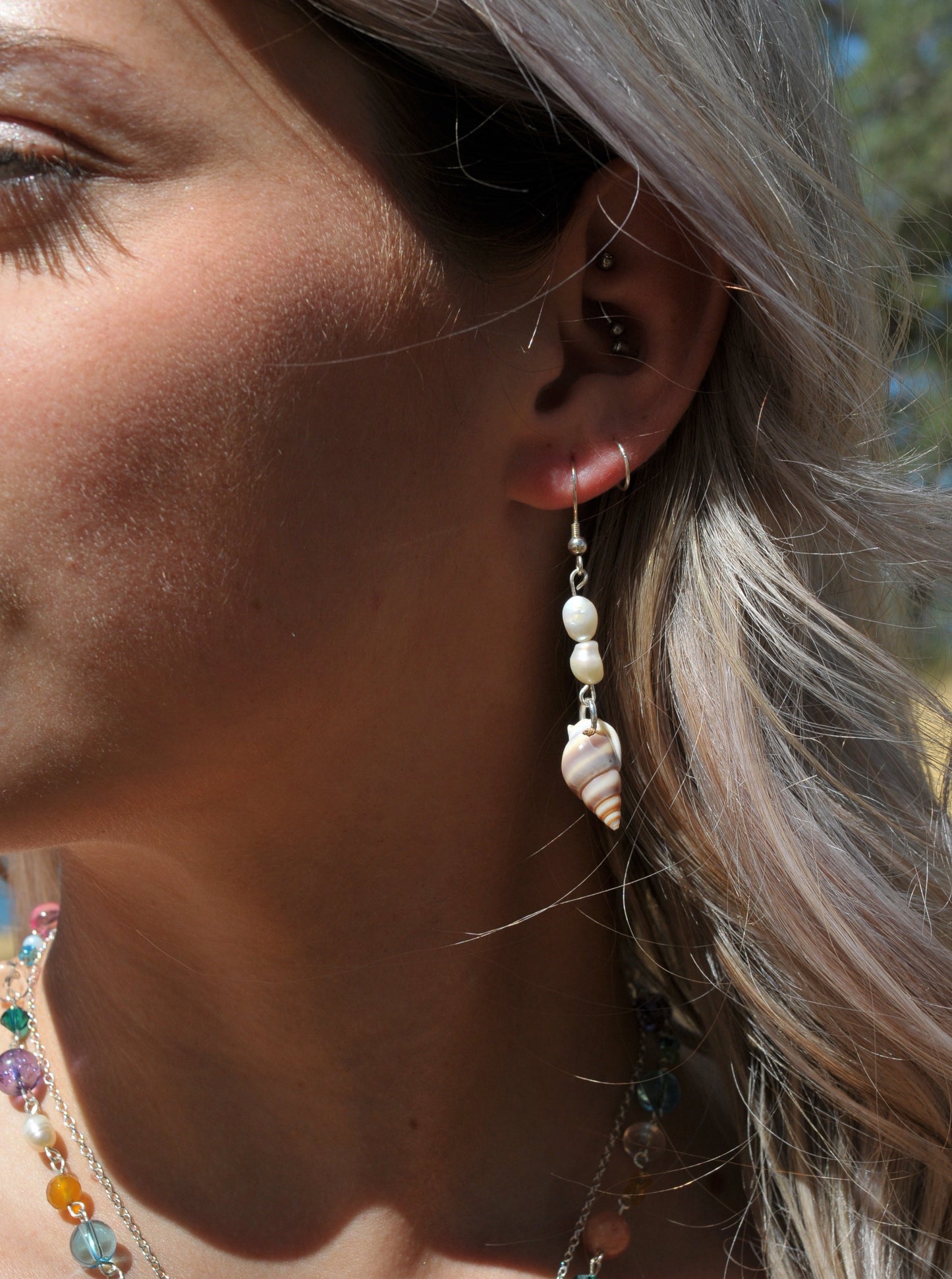 Everyday conch earrings