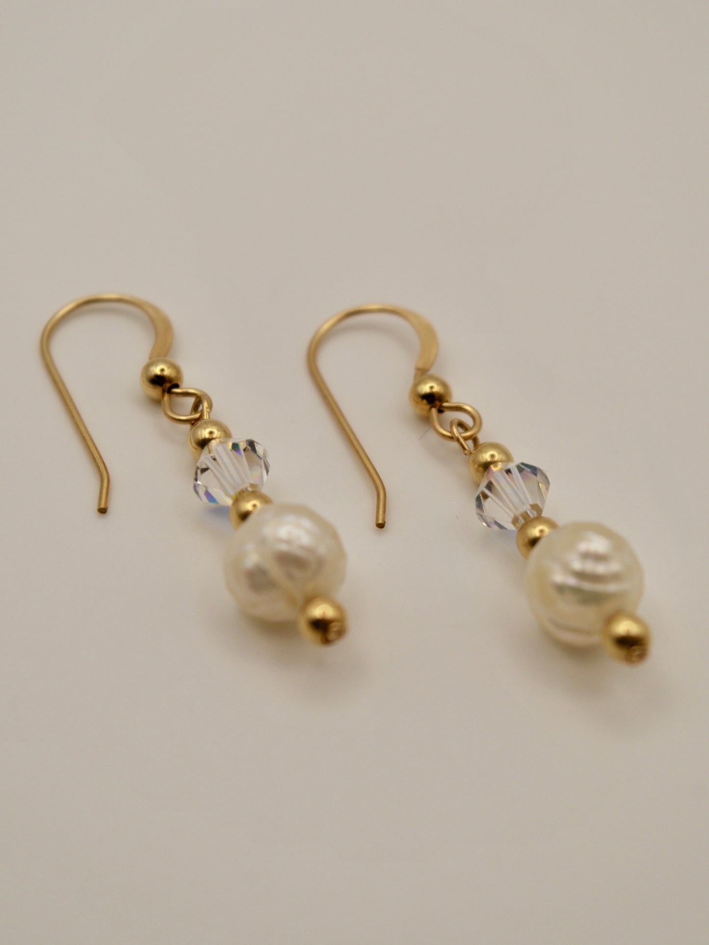 Crystal Pearl Elegance Earrings