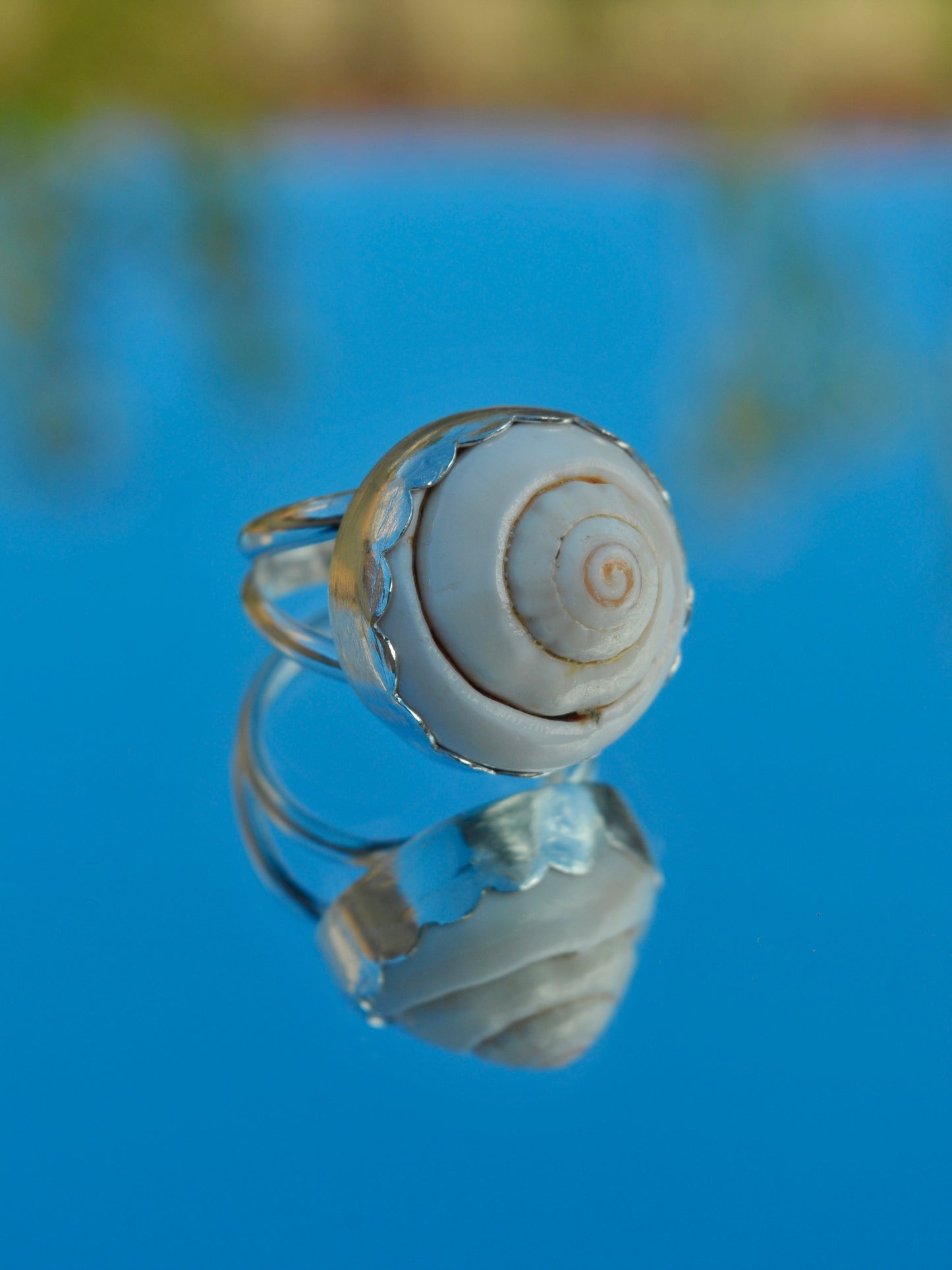 Spiral shell ring