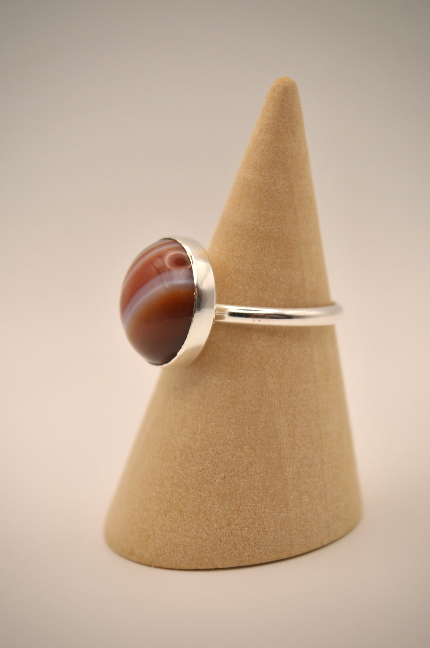 Amber Sunset Ring ~ size 7
