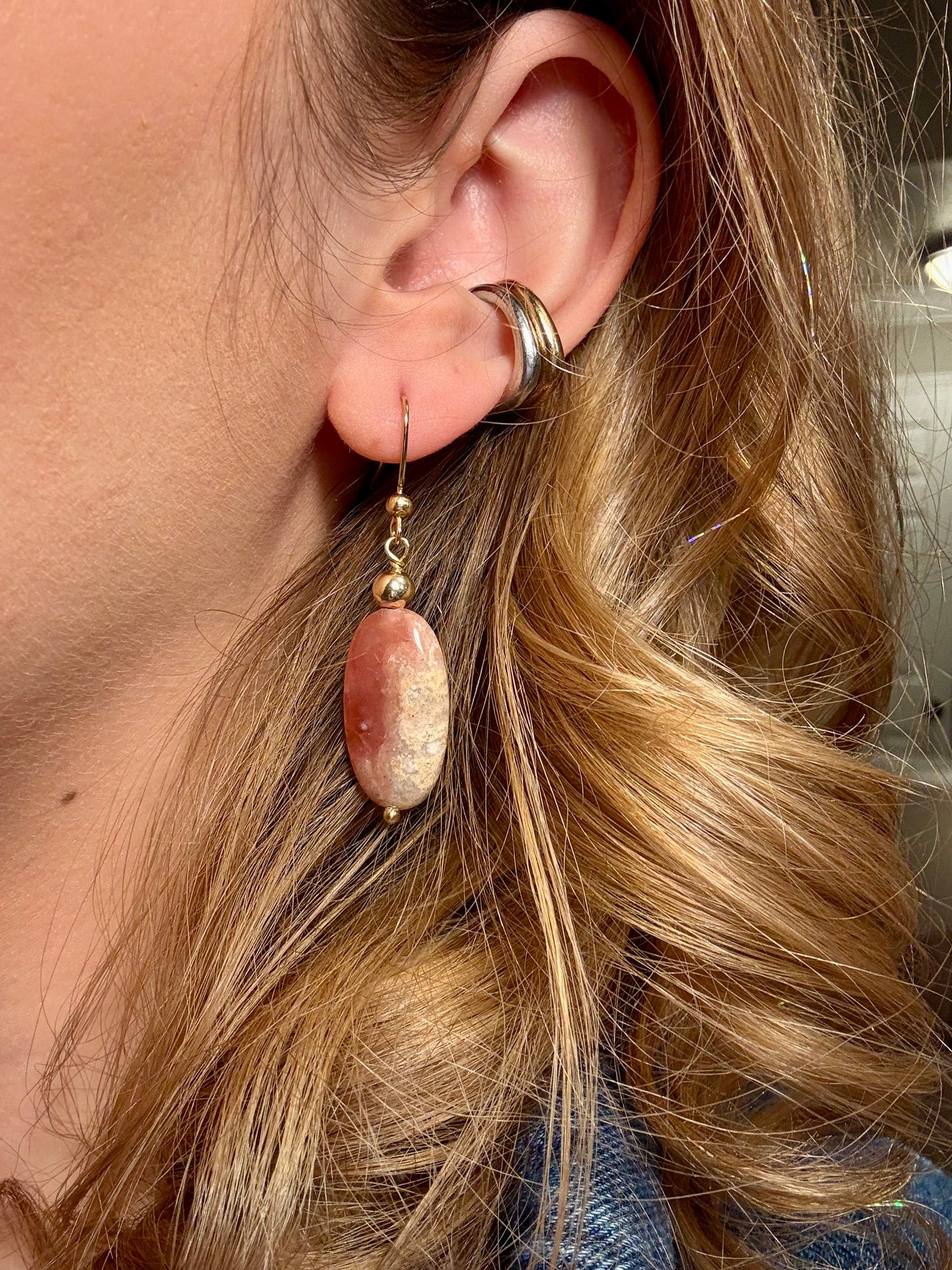 Sunset Jasper Earrings