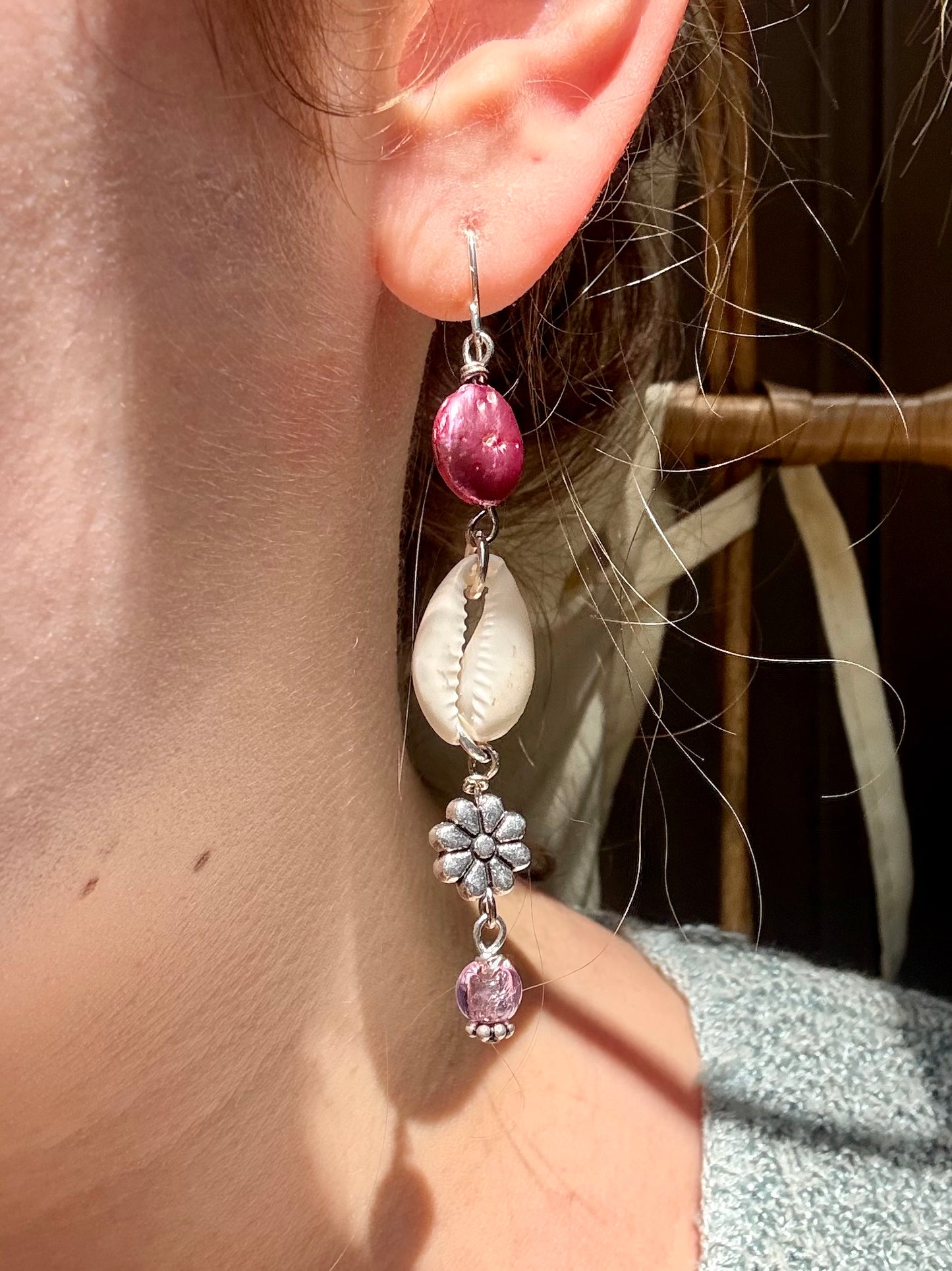 Shell & Blossom Earrings