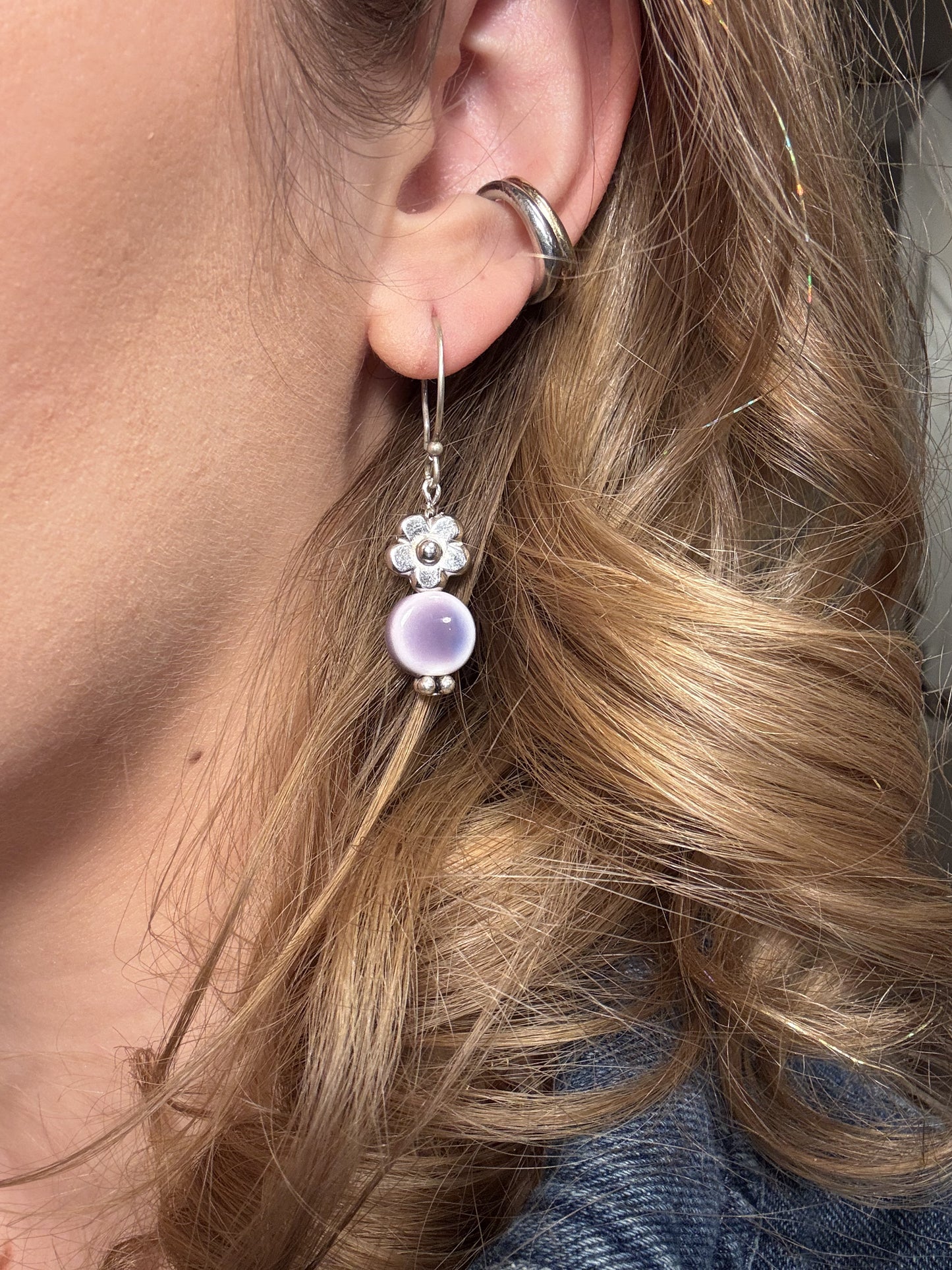 Lavender Bloom Earrings