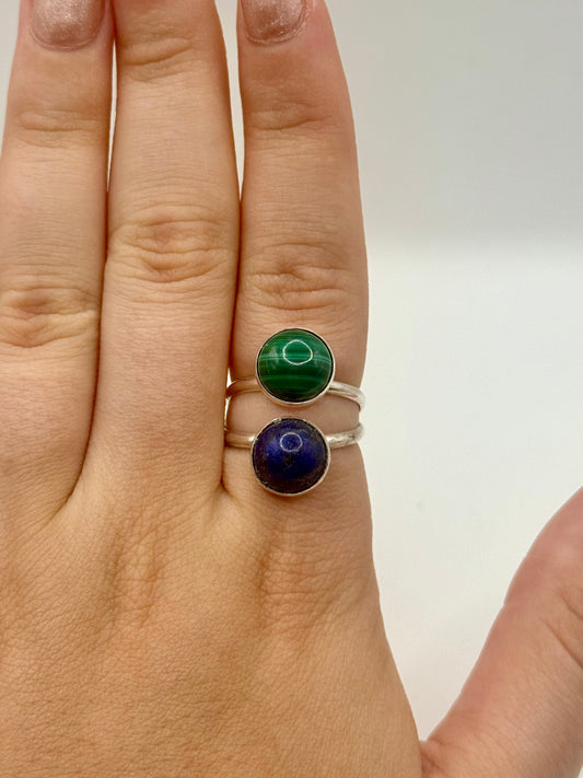 Earthy Gem Duo Ring - size 6.75