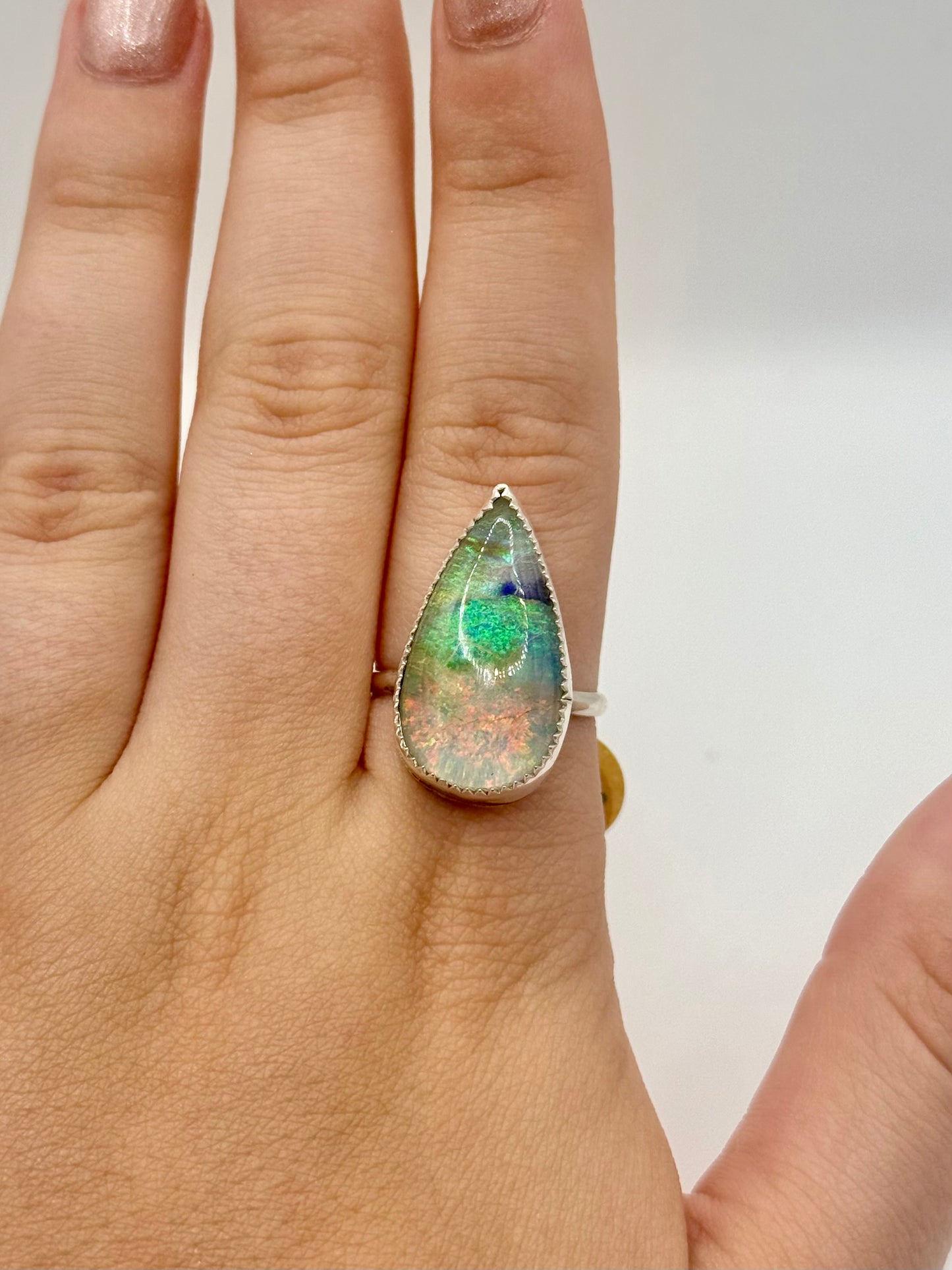 Galaxy Monarch Opal Ring - size 8