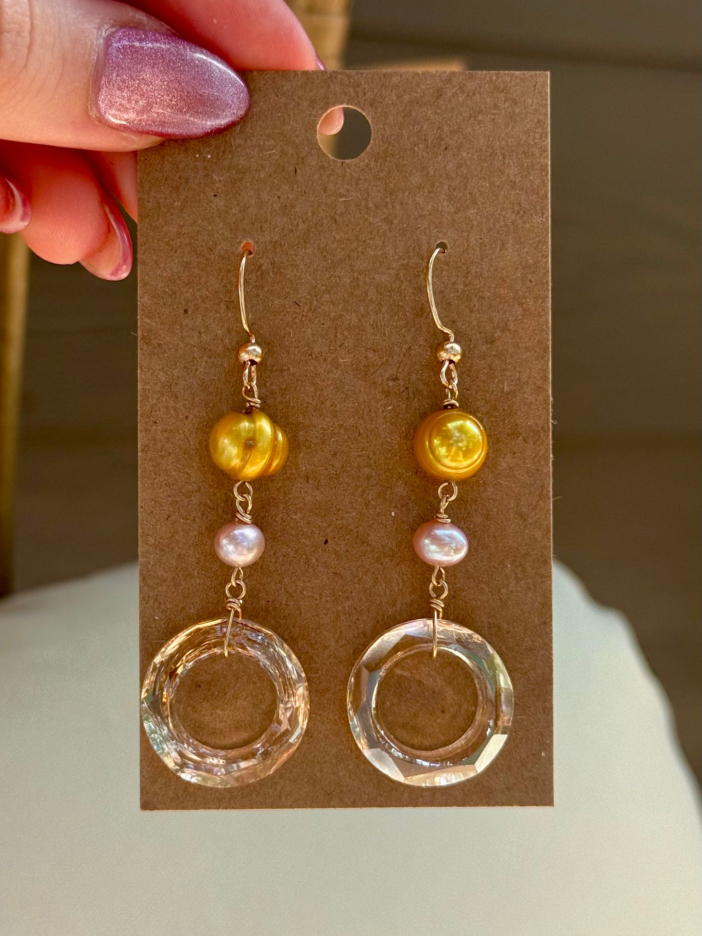 Golden Orbit Earrings