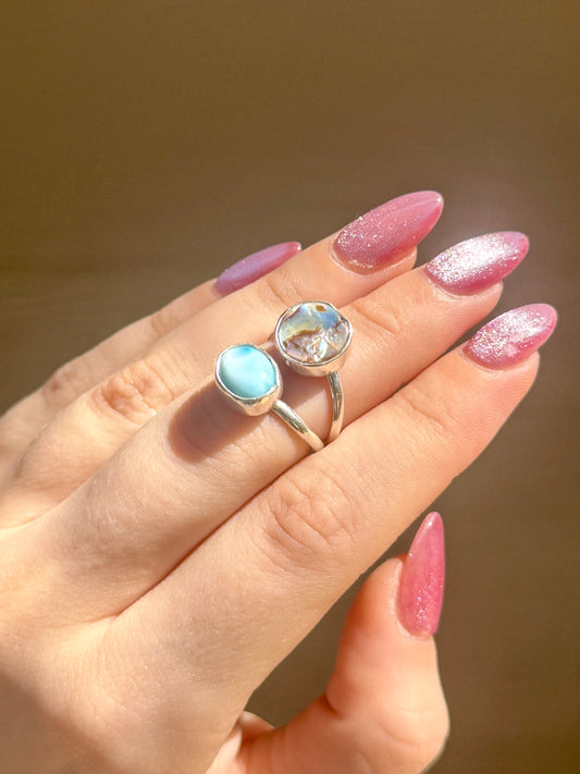 Moon Pool Duo Ring - size 6