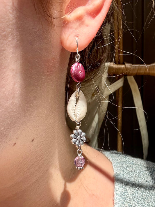 Shell & Blossom Earrings
