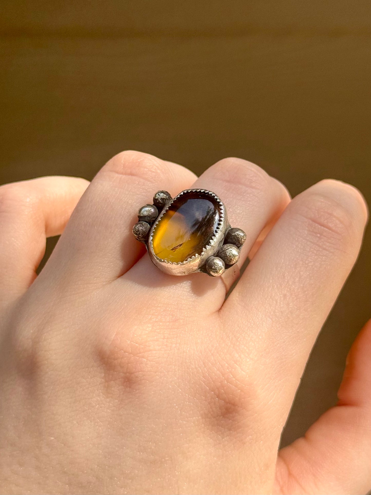 Golden Horizon Ring - size 8.5