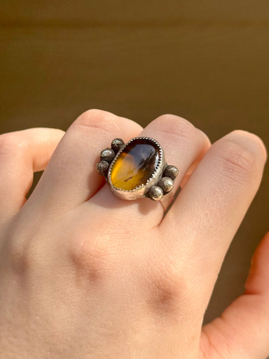 Golden Horizon Ring - size 8.5