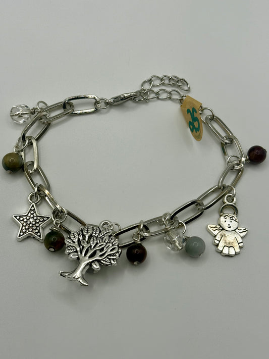 Nature Whimsy Charm Bracelet