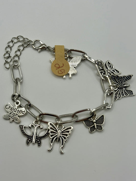Butterfly Wishes Charm Bracelet